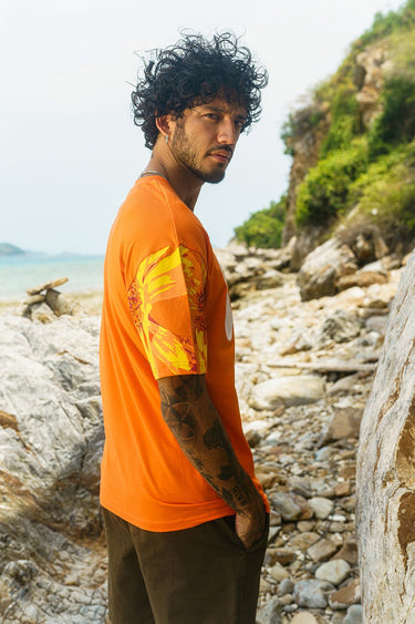 Bonkers Corner Flower Boy Oversized T-shirt in XXS, featuring colorful floral graphic on soft cotton fabric.