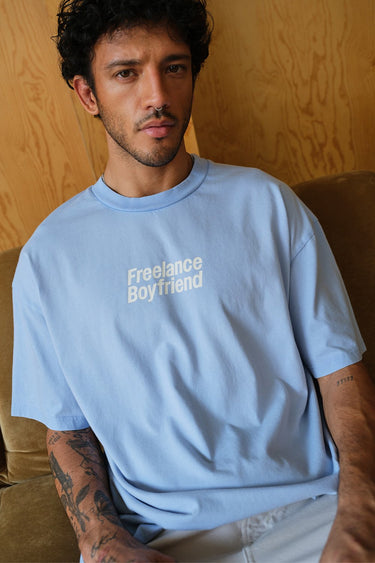 Bonkers Corner Freelance Boyfriend Oversized T-shirt in XXS, soft fabric, relaxed fit, casual style, front print design.