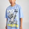 Bonkers Corner No Hate oversized T-shirt in XXS size, featuring bold graphic design and comfortable casual fit.