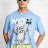Bonkers Corner No Hate oversized T-shirt in XXS, featuring bold graphic design and comfortable fit.