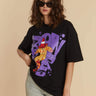 Bonkers Corner Signature Cone Man oversized T-shirt in XXS, featuring a bold graphic design on soft cotton fabric.
