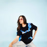 Bonkers Corner Takeover Oversized T-Shirt in XXS, featuring a relaxed fit and bold graphic design on soft fabric.