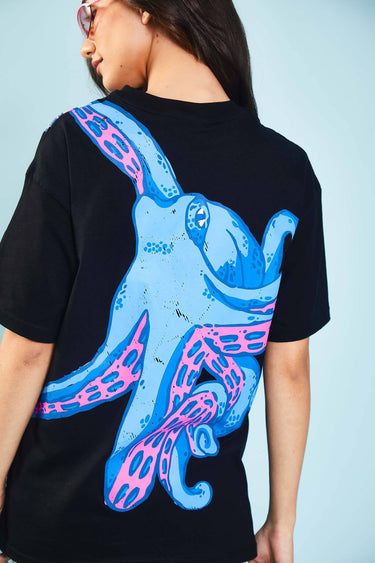 Bonkers Corner Takeover Oversized T-Shirt in XXS size featuring a relaxed fit and bold graphic design.