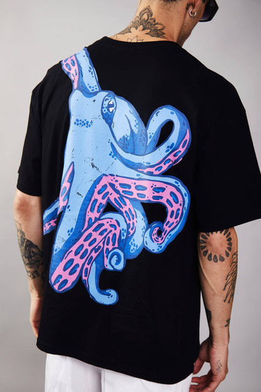 Bonkers Corner Takeover Oversized T-Shirt in XS, featuring a relaxed fit and bold graphic design on soft fabric.