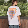 Bonkers Corner Tokyo Tiger oversized T-shirt featuring a bold tiger graphic on soft fabric, casual streetwear style.