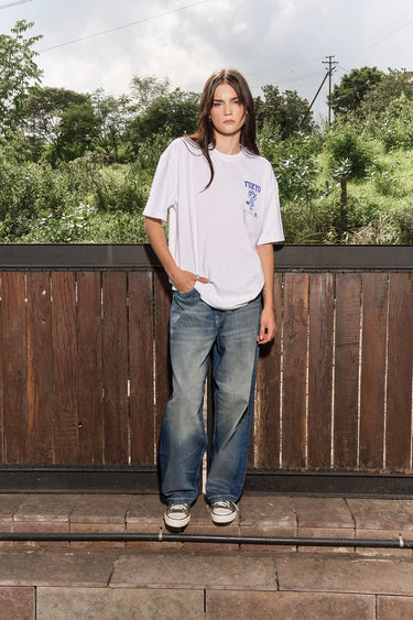 Bonkers Corner Tokyo Tiger oversized T-shirt featuring a bold tiger graphic on soft cotton fabric.