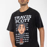 Bonkers Corner Travis Scott faded oversized T-shirt in XXS, featuring graphic print and relaxed fit for casual style.