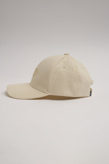 Bonkers Signature Sand Beige Cap from BonkersCorner, showing a free-size, stylish baseball cap with a curved brim.