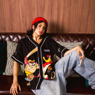 BonkersCorner Hit Man Tune Jersey in XS, featuring bold design and vibrant colors, ideal for sports or casual wear.
