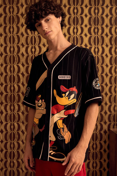 BonkersCorner Hit Man Tune Jersey in XS size, featuring vibrant design and sports jersey details.