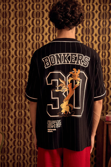 BonkersCorner Hit Man Tune Jersey in XS size, featuring vibrant graphics and comfortable fit, designed for sports and casual wear.