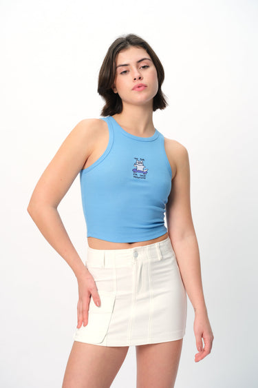 Too Fab For Your Negativity Ribbed Tank - BonkersCorner