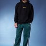 Bottle Green Sporty Straight Fit Pants - BonkersCorner