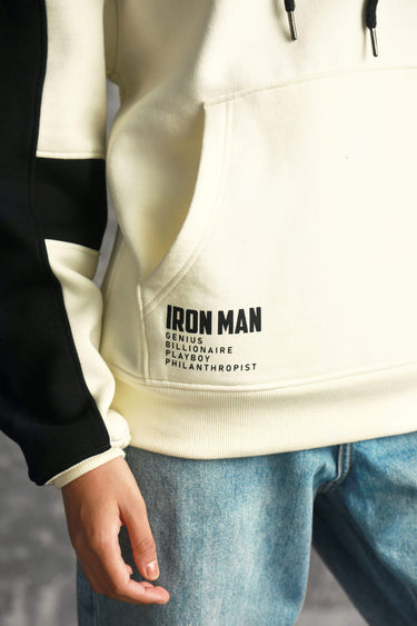 Iron Man Oversized Heavyweight Hoodie(Fleece) - BonkersCorner
