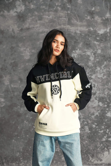 Iron Man Oversized Heavyweight Hoodie(Fleece) - BonkersCorner