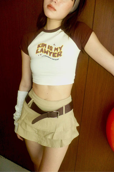 Kim Is My Lawyer Baby Tee - BonkersCorner