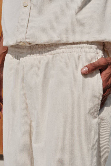 Off White Corduroy Pants - BonkersCorner