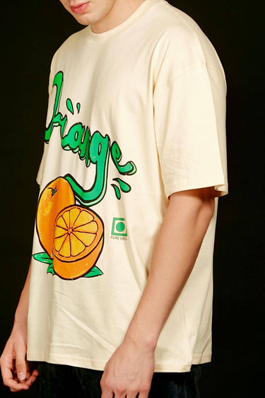 Orange Oversized T-shirt - BonkersCorner