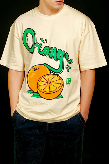 Orange Oversized T-shirt - BonkersCorner