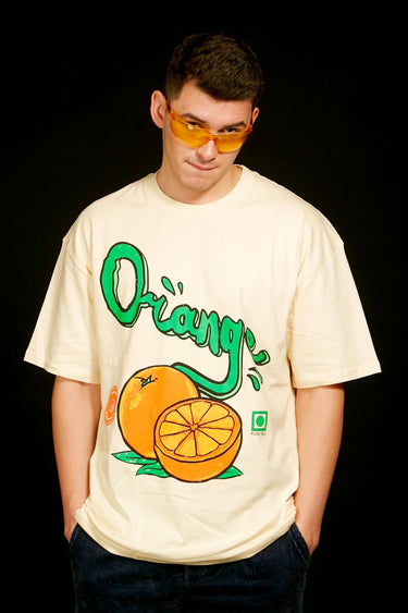 Orange Oversized T-shirt - BonkersCorner