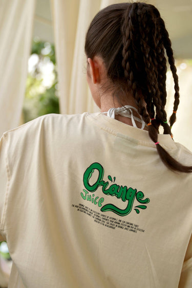 Orange Oversized  T-shirt - BonkersCorner