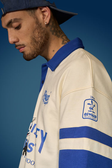 Oswald Oversized Collared Sweatshirt - BonkersCorner