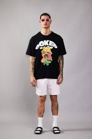 Poker Face Oversized T-Shirt - BonkersCorner