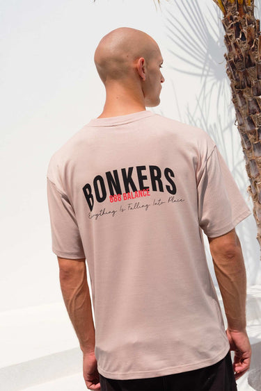 Sand Beige 100% Supima Cotton Oversized T-shirt - BonkersCorner