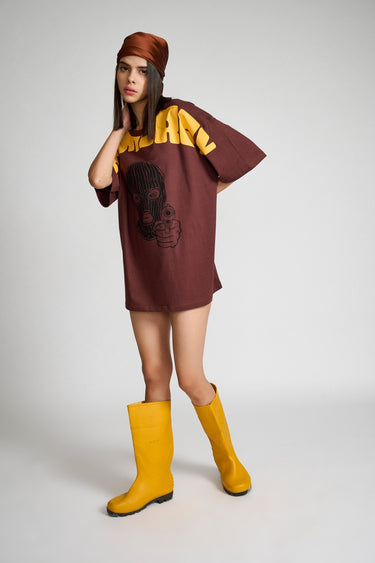 Show No Mercy Oversized T-shirt - BonkersCorner