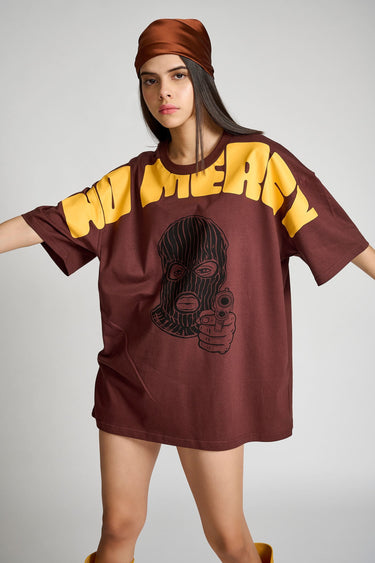Show No Mercy Oversized T-shirt - BonkersCorner