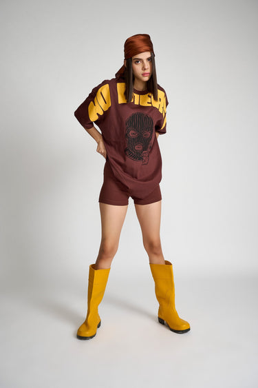 Show No Mercy Oversized T-shirt - BonkersCorner