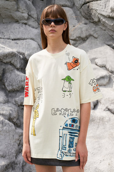 Star Wars Sketch Oversized T-shirt - BonkersCorner
