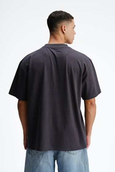 Stone Grey Heavyweight Faded T-shirt - BonkersCorner